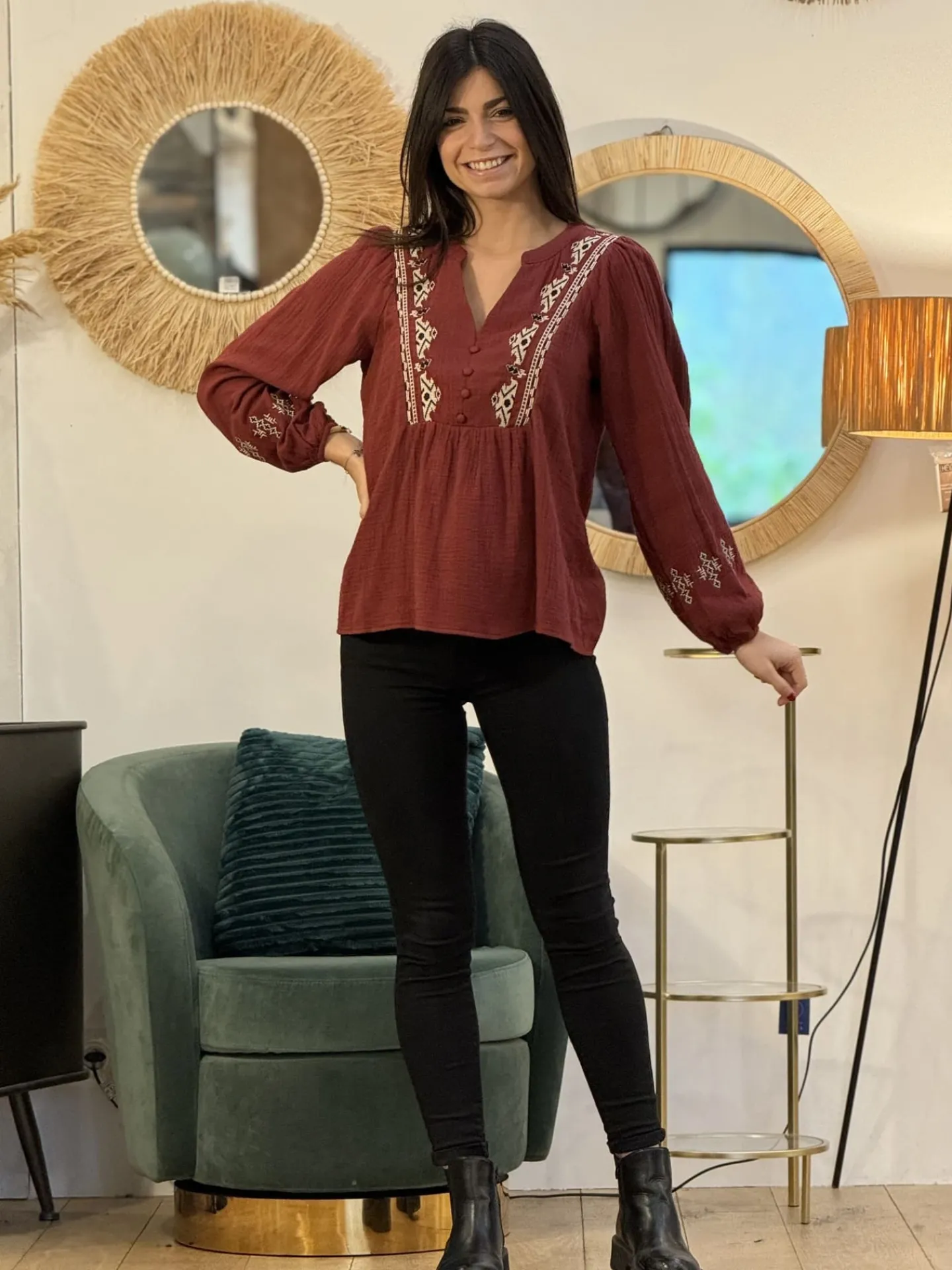 Blouse Charlotte*Mademoiselle Marcelle Hot