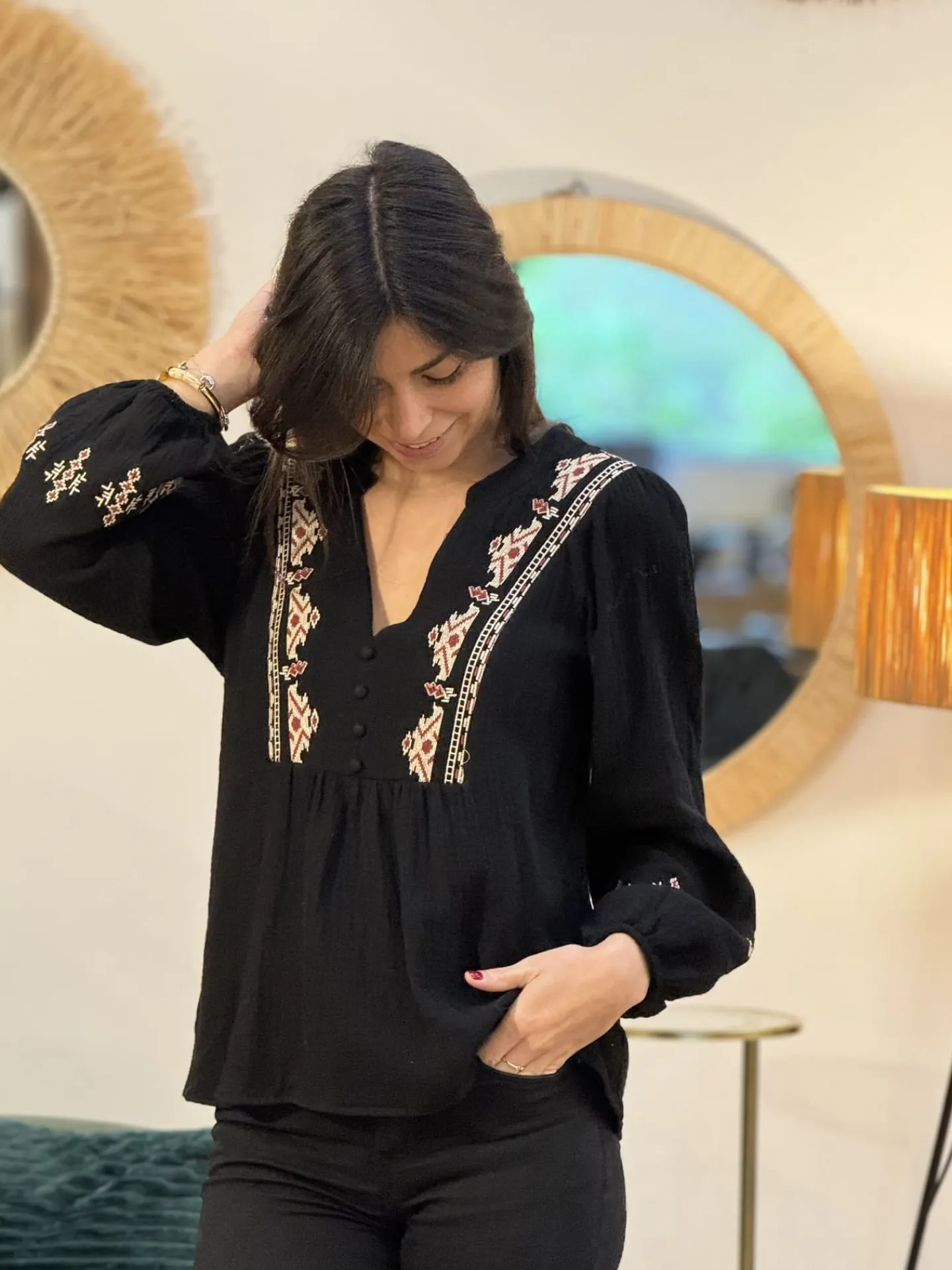 Blouse Charlotte*Mademoiselle Marcelle Hot