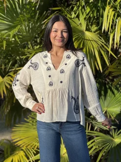 Blouse Cyrielle*Mademoiselle Marcelle Outlet