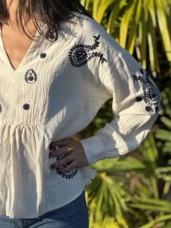 Blouse Cyrielle*Mademoiselle Marcelle Outlet
