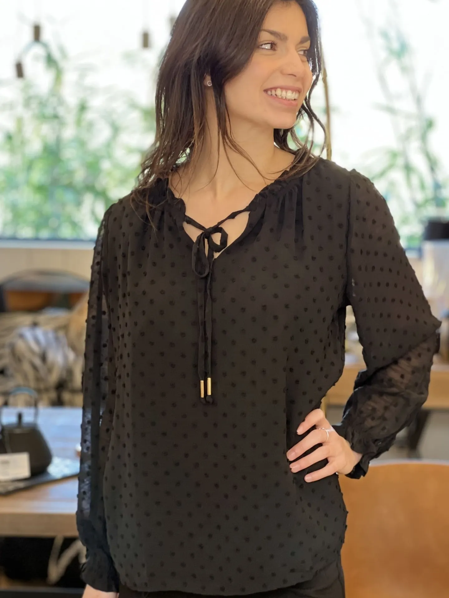 Blouse Jade*Mademoiselle Marcelle Flash Sale