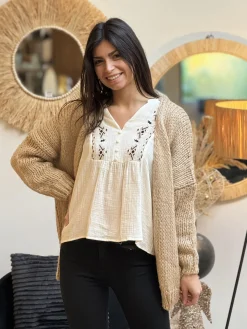 Gilet Clarisse*Mademoiselle Marcelle Clearance