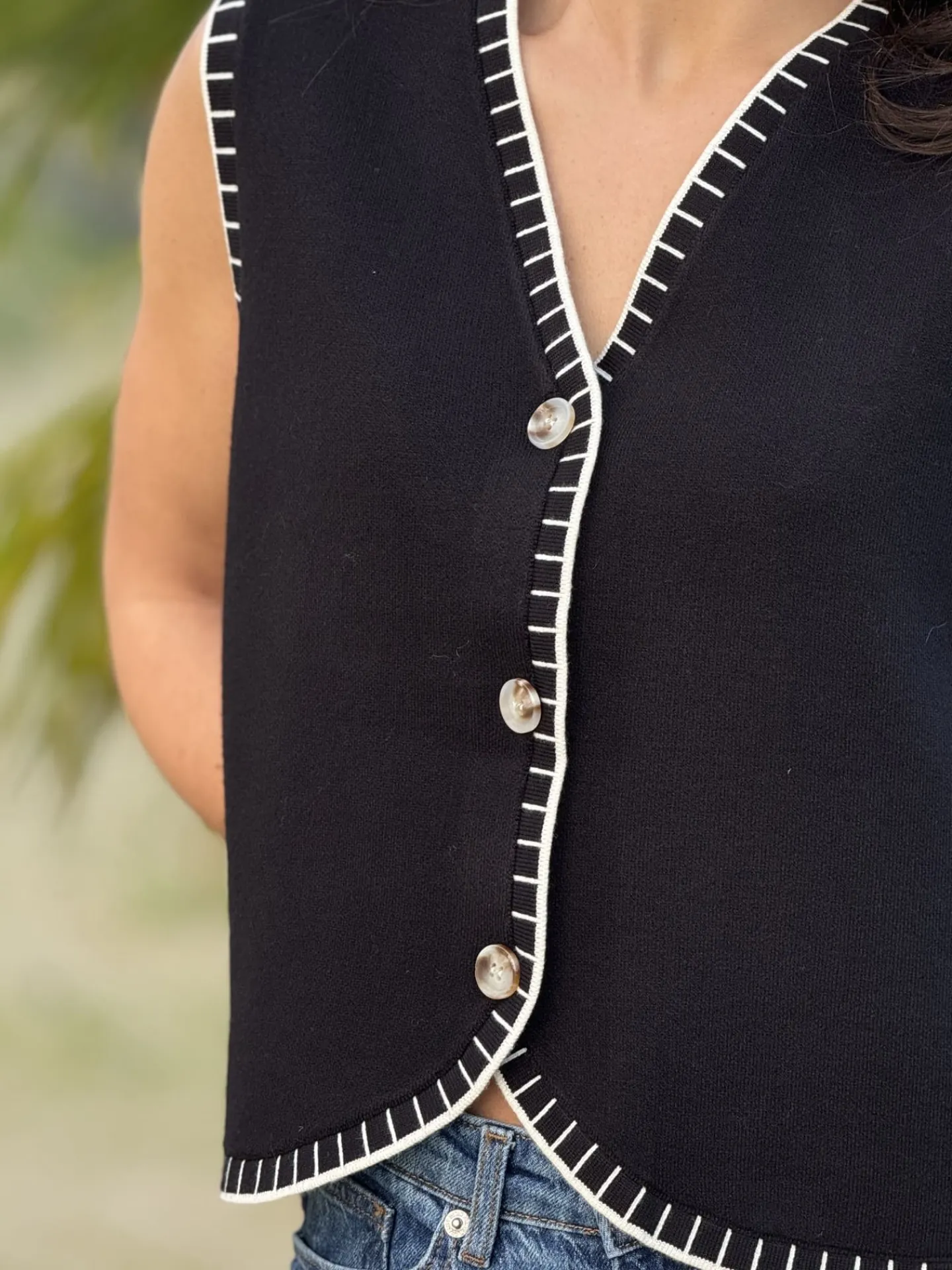 Gilet Céleste*Mademoiselle Marcelle Clearance