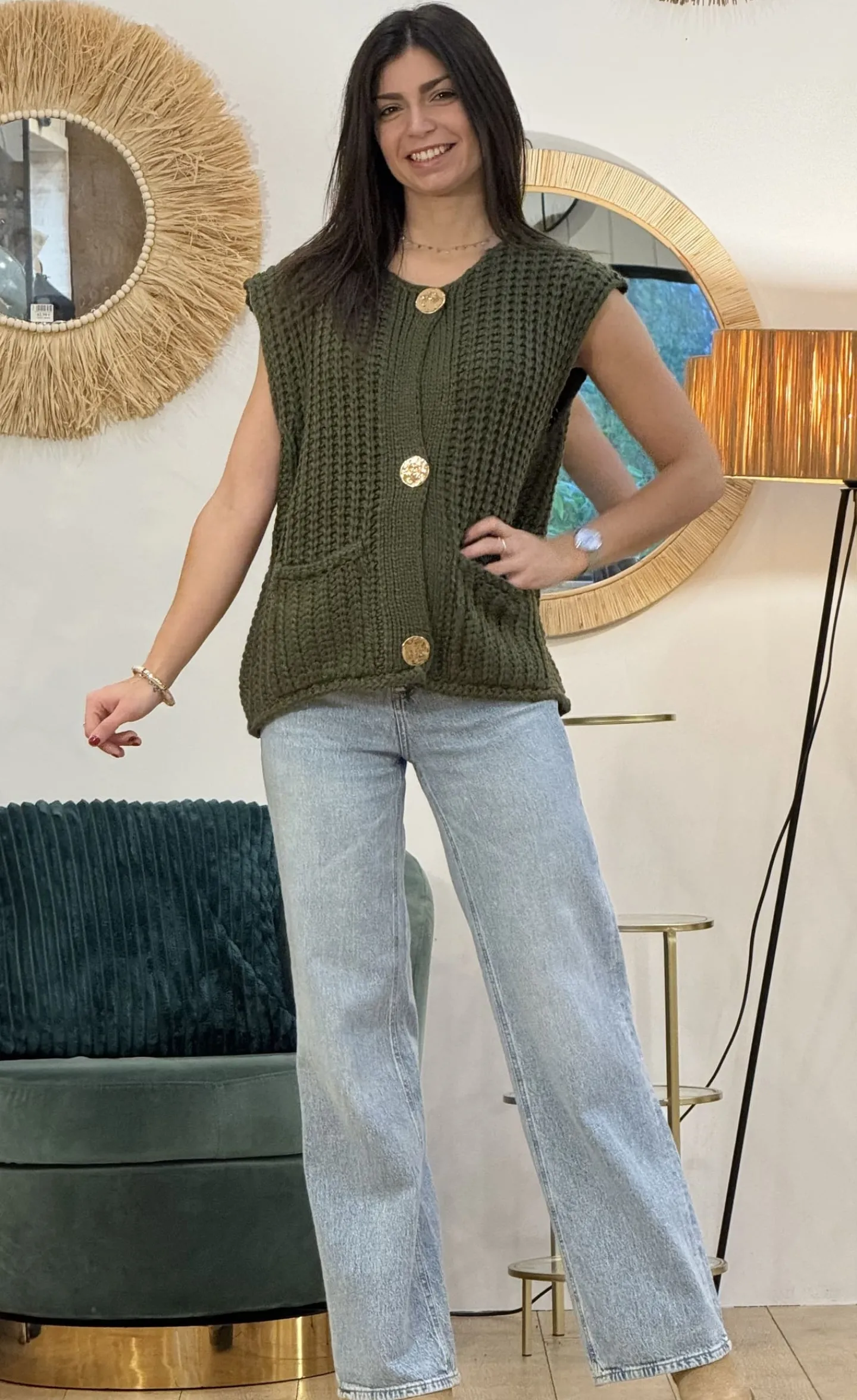 Gilet Isélia*Mademoiselle Marcelle New
