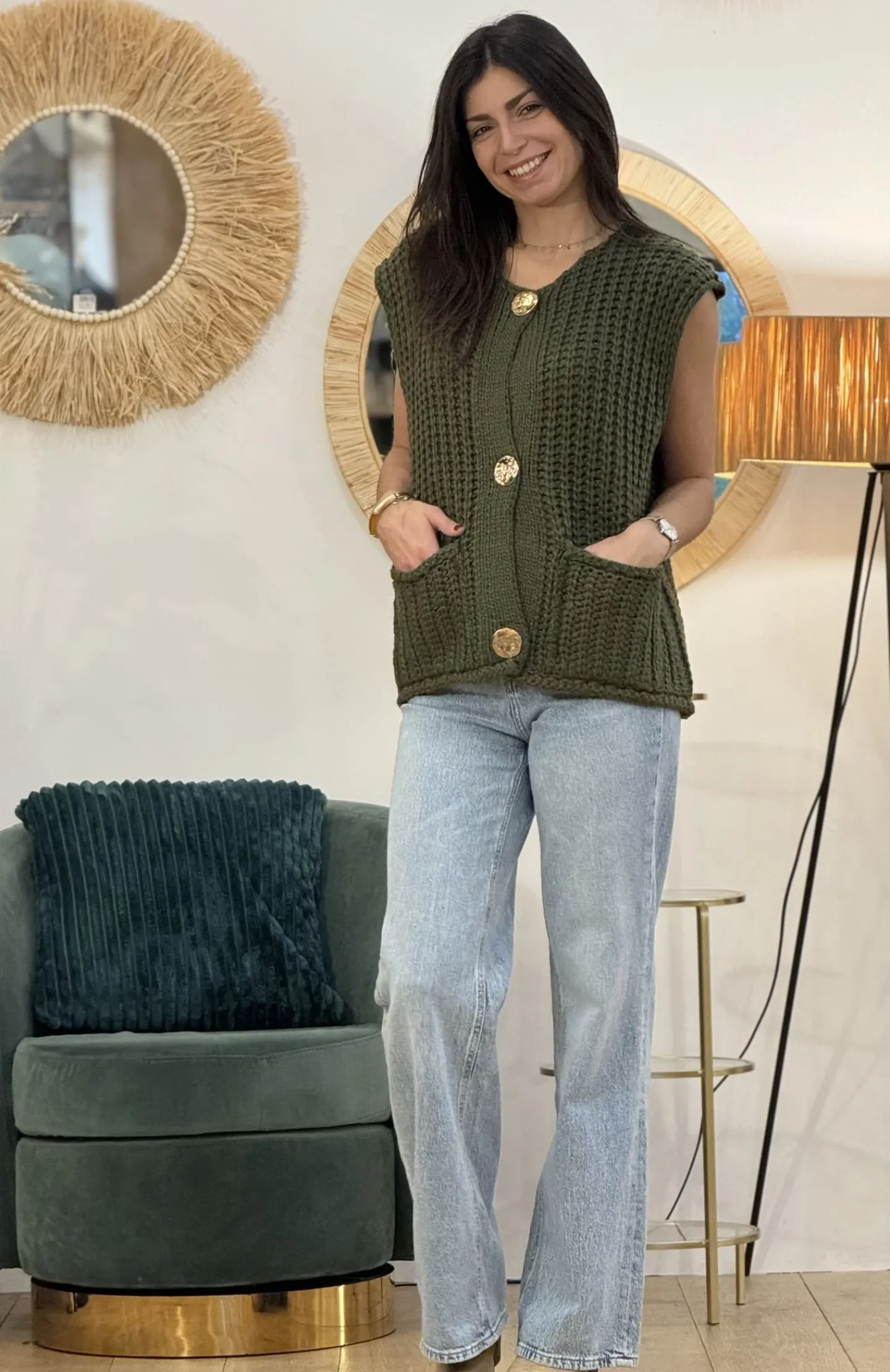 Gilet Isélia*Mademoiselle Marcelle New