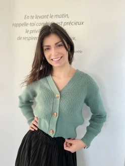 Gilet Jade*Mademoiselle Marcelle Store