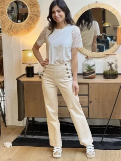 Pantalon Isélia*Mademoiselle Marcelle Online