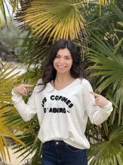 Pull Les Copines d'abord*Mademoiselle Marcelle New