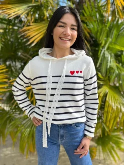 Pull marinière Célicia*Mademoiselle Marcelle Fashion