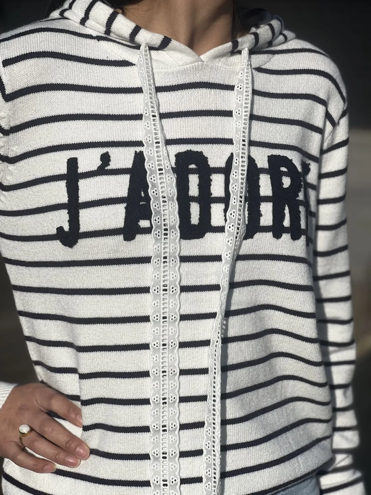 Pull marinière J'adore*Mademoiselle Marcelle Best Sale