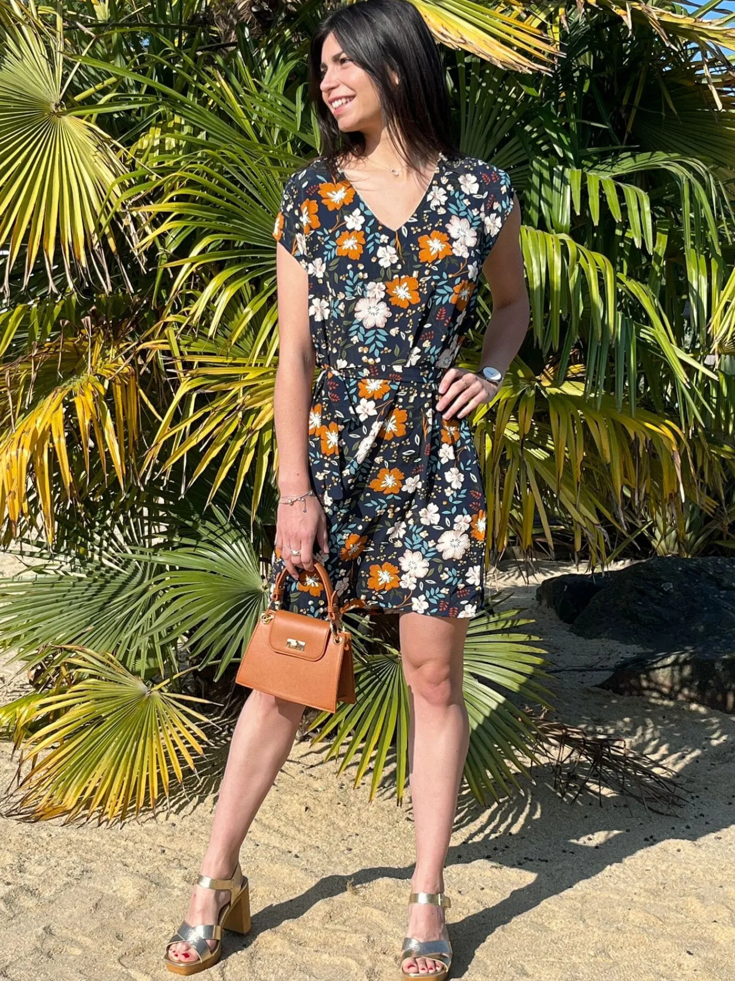 Robe courte Jeanne*Mademoiselle Marcelle Online