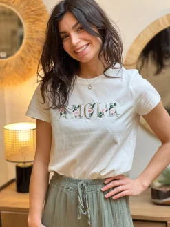 Tee shirt Amour*Mademoiselle Marcelle Discount