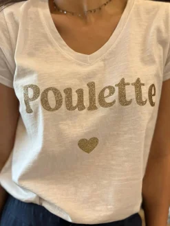 Tee-shirt Poulette*Mademoiselle Marcelle Discount