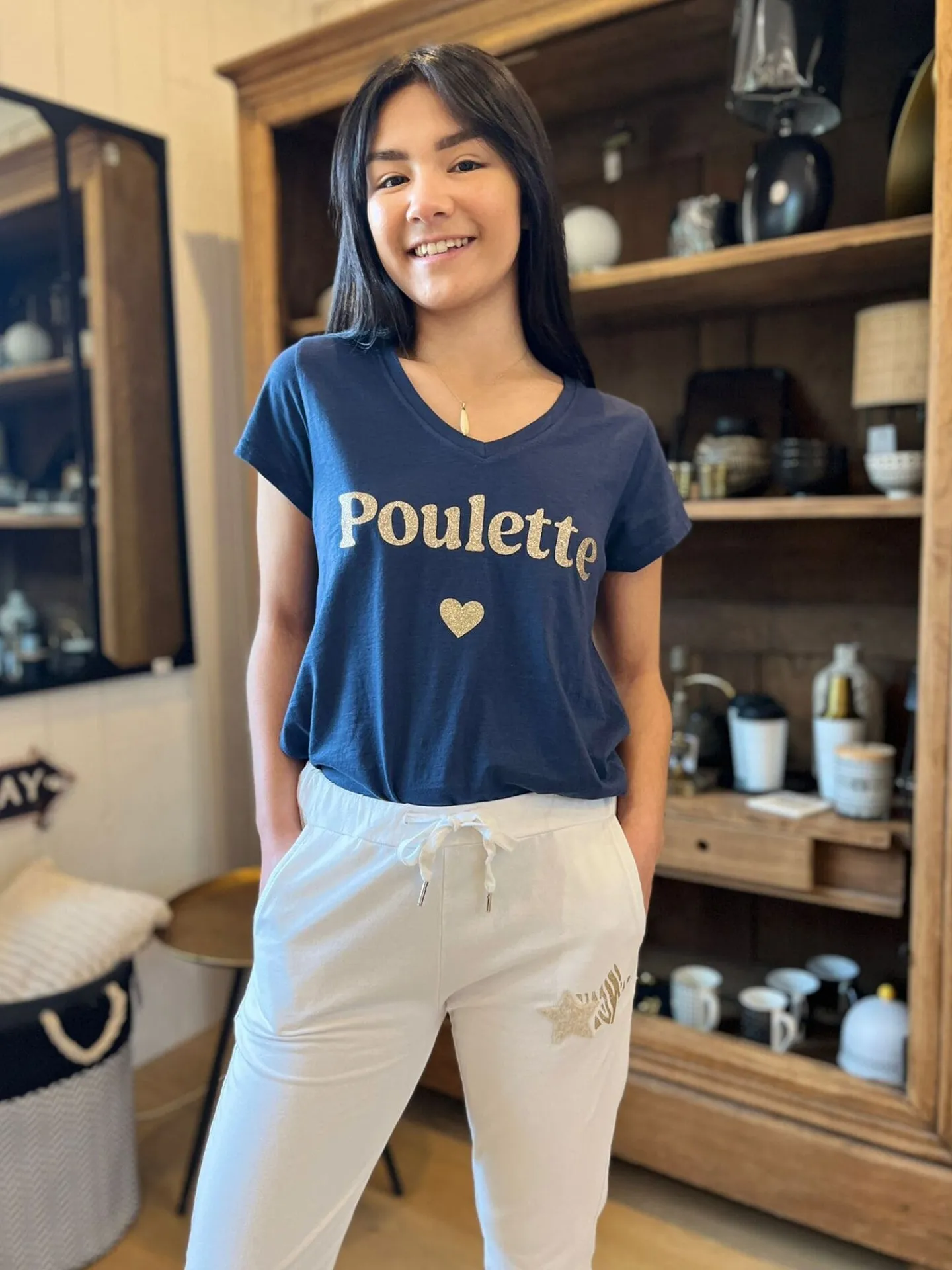 Tee-shirt Poulette*Mademoiselle Marcelle Discount